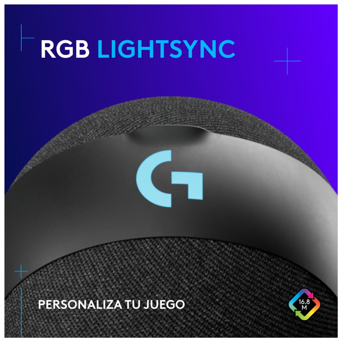 LOGITECH G - Micrófono Yeti Orb con condensador RGB para juegos Negro