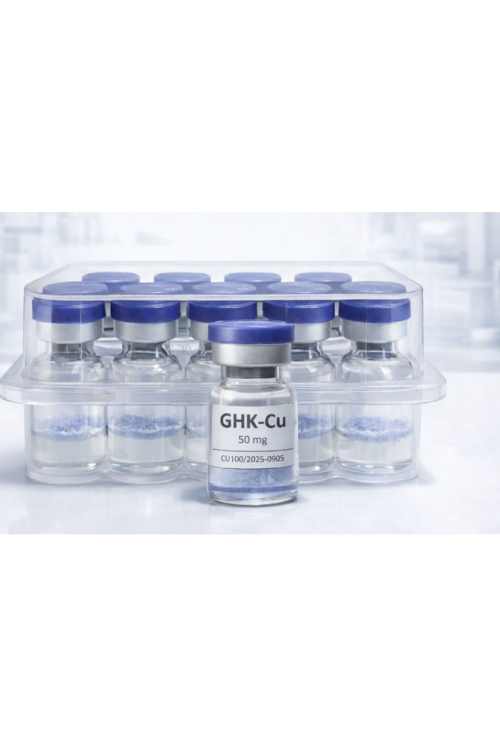GHK-Cu 50mg+3 ml de solventePptido de alta purezaEnfoque esttico para  piel y cabello inyectable GENERICO | Falabella Per