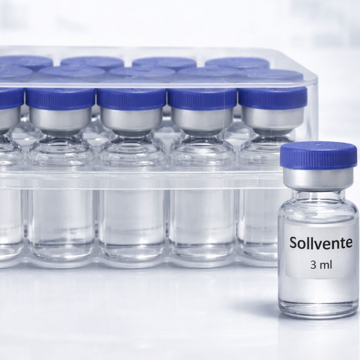 GENERICO - GHK-Cu 50 mg + 3 ml de solvente - Péptido de alta pureza - Enfoque estético para piel y cabello