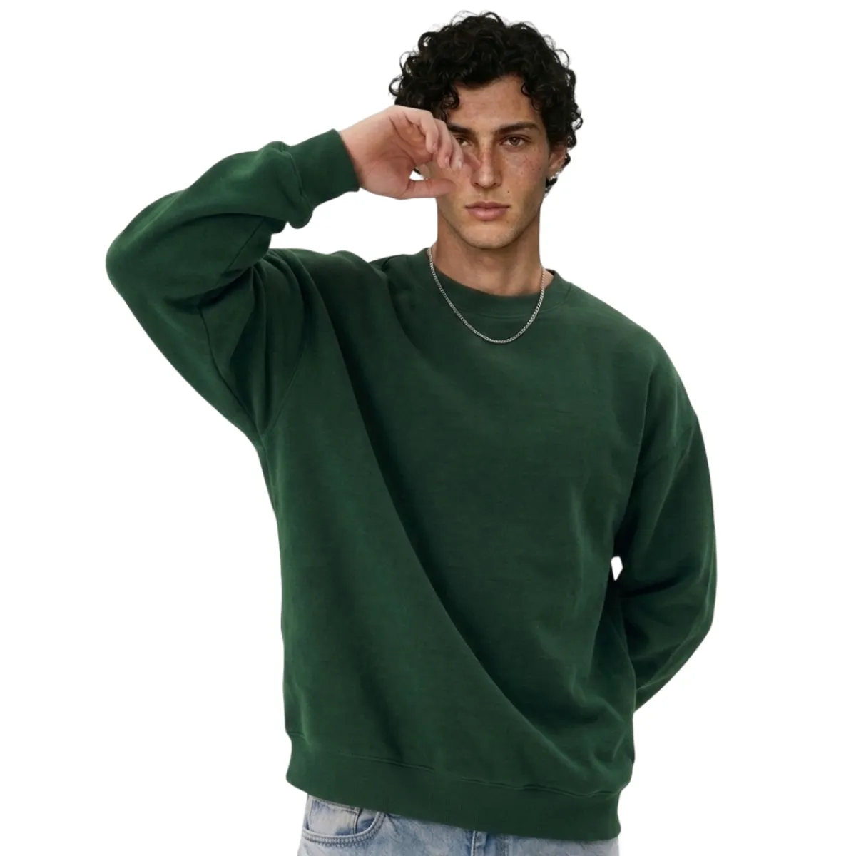 GENERICO - Polera Hombre Básica Oversize