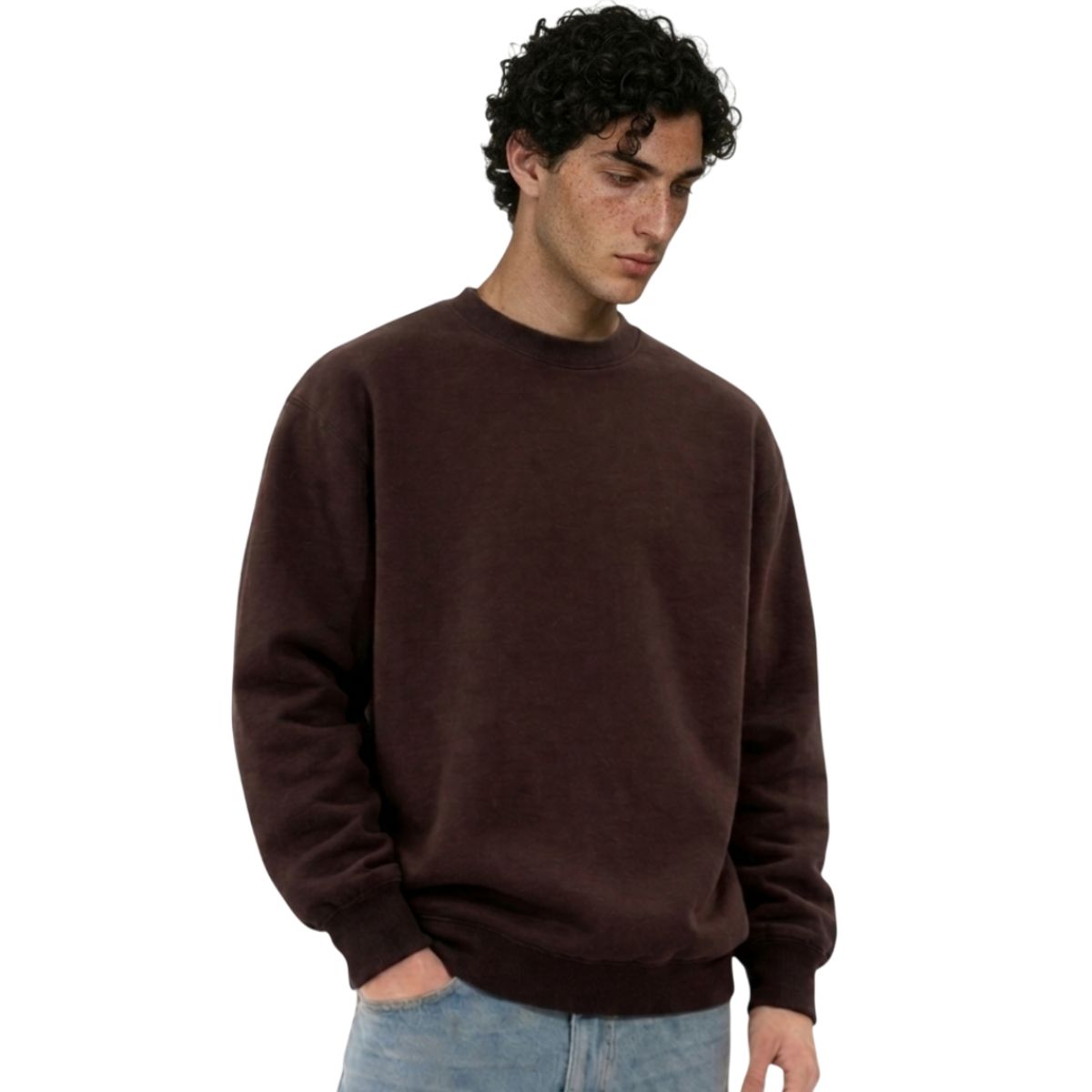 GENERICO - Polera Hombre Básica Oversize