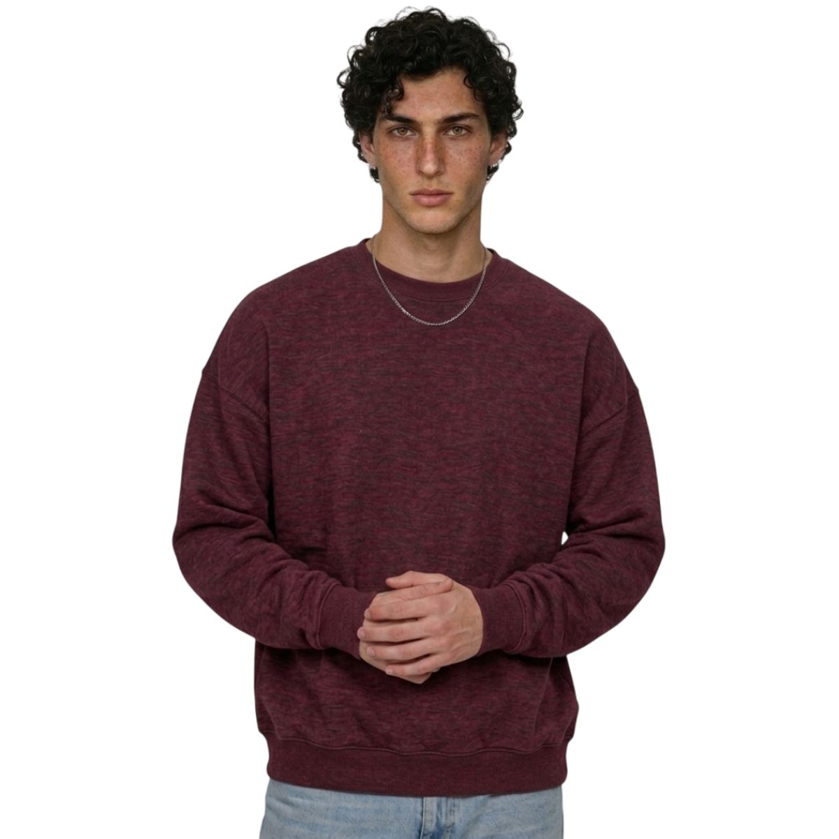 GENERICO - Polera Hombre Básica Oversize