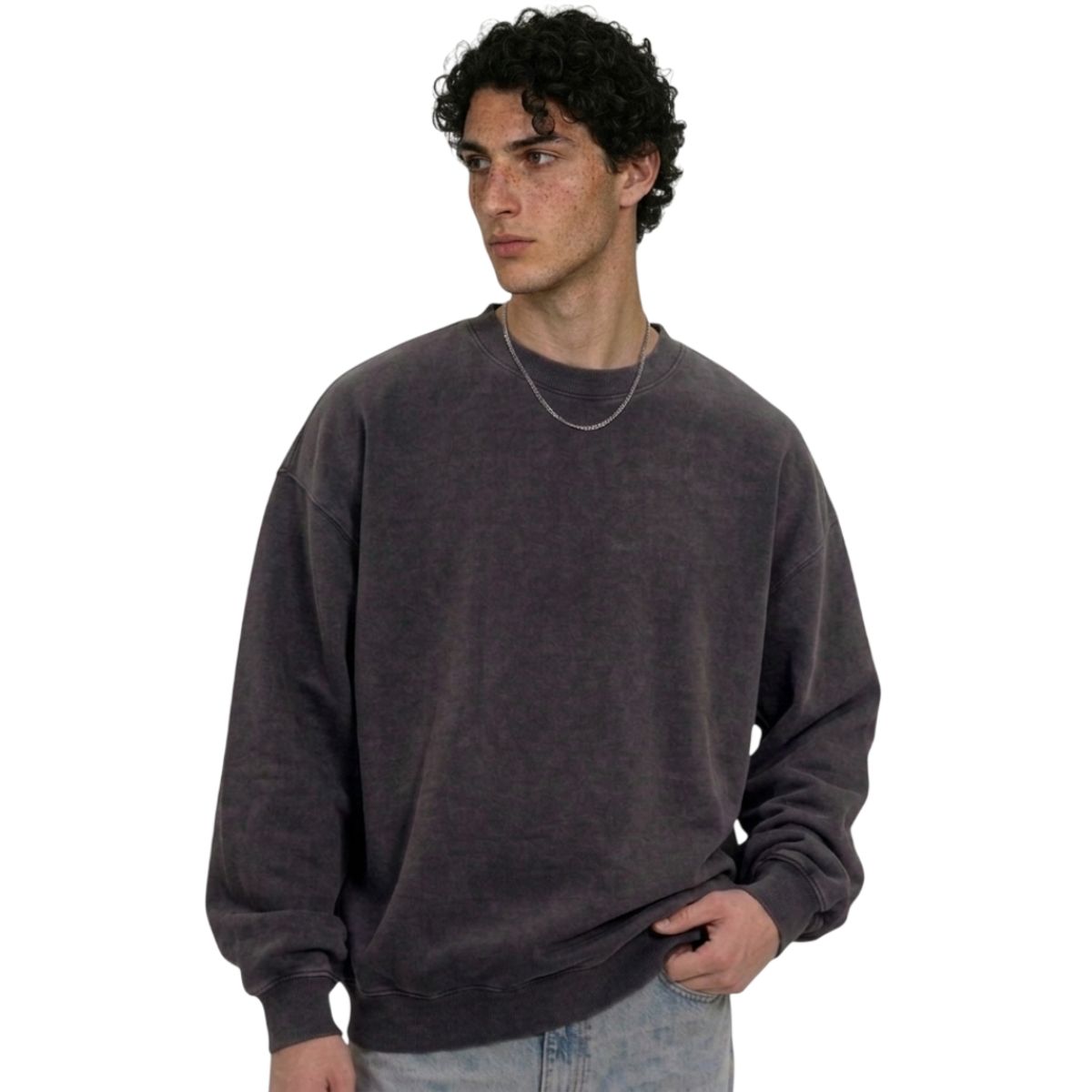 GENERICO - Polera Hombre Básica Oversize
