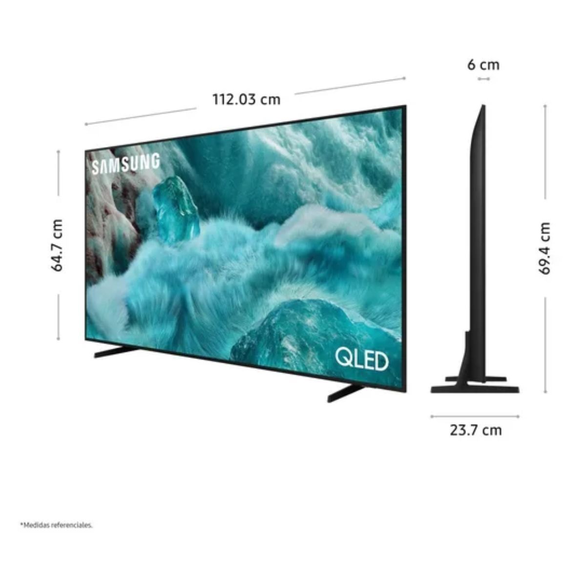 SAMSUNG - Televisor Samsung 50'' UHD 4K QLED VISION AI QN50Q7FAAGXPE 2025