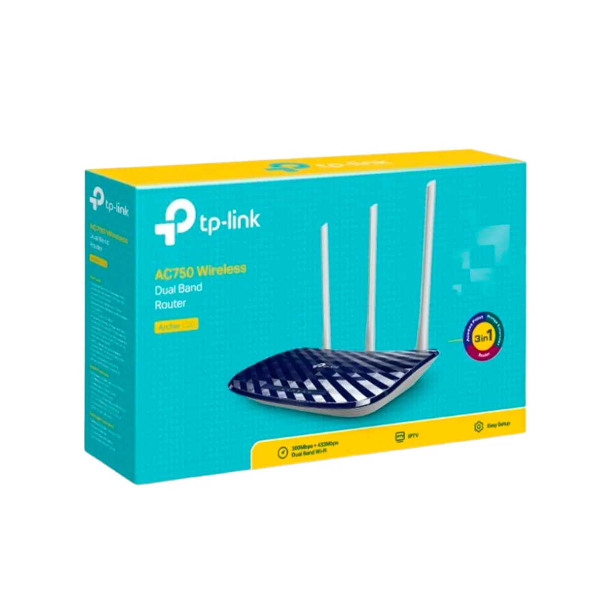 TP LINK - ROUTER TP-LINK ARCHER C20W AC750 DUAL BAND P-N ARCHER C20W