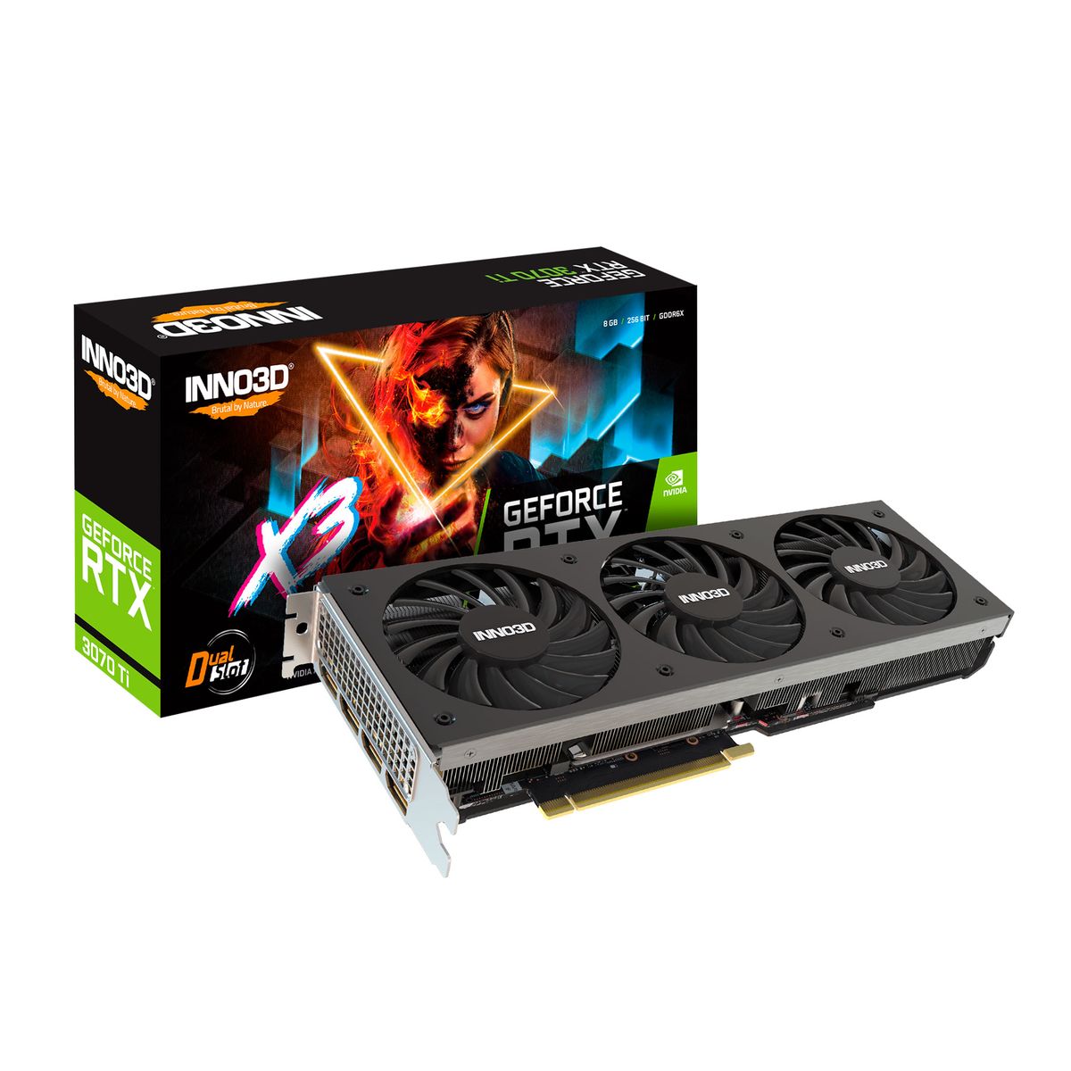 GENERAL - TARJETA DE VIDEO INNO3D GEFORCE RTX 3070 8GB P-N N307T3-086XX-1820VA45