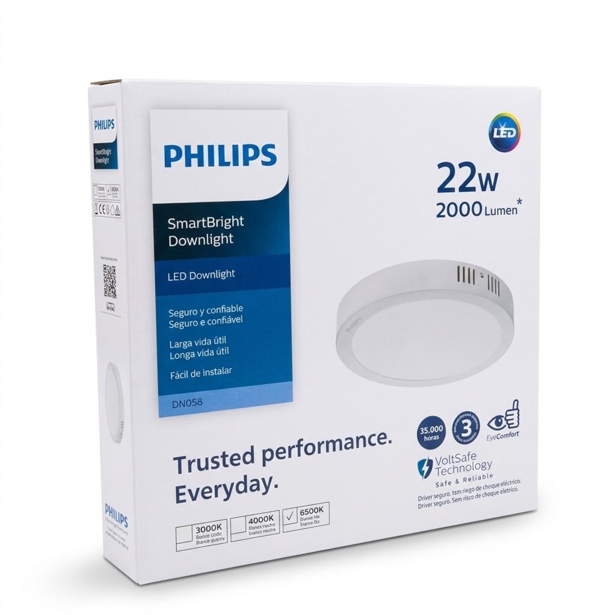 Panel LED Circular Para Adosar 22W  Luz Fría o Blanca Philips, marca PHILIPS - Foto Principal