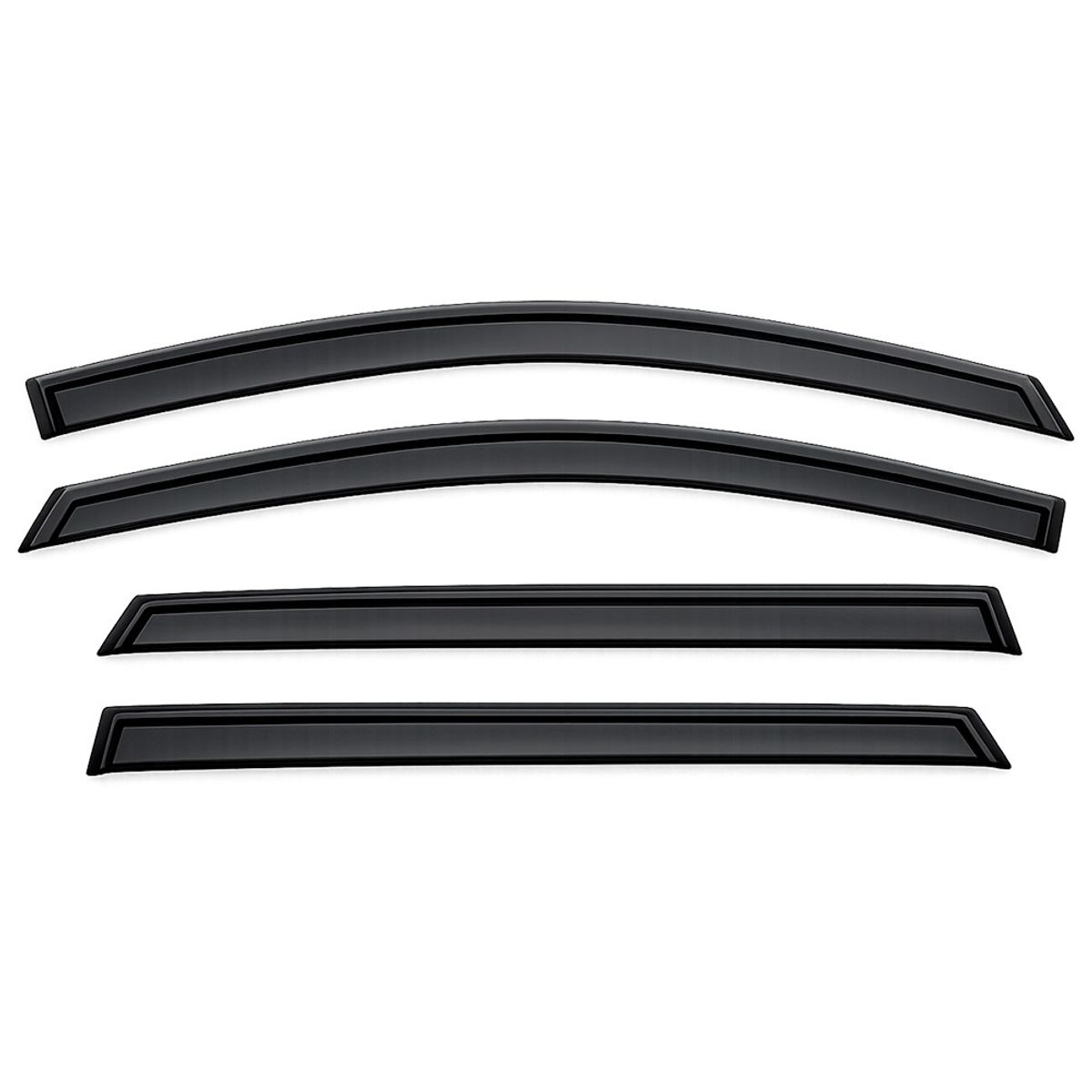 GENERICO - CORRELLUVIAS PARA CHEVROLET CAPTIVA 2020+ COLOR NEGRO BRILLOSO