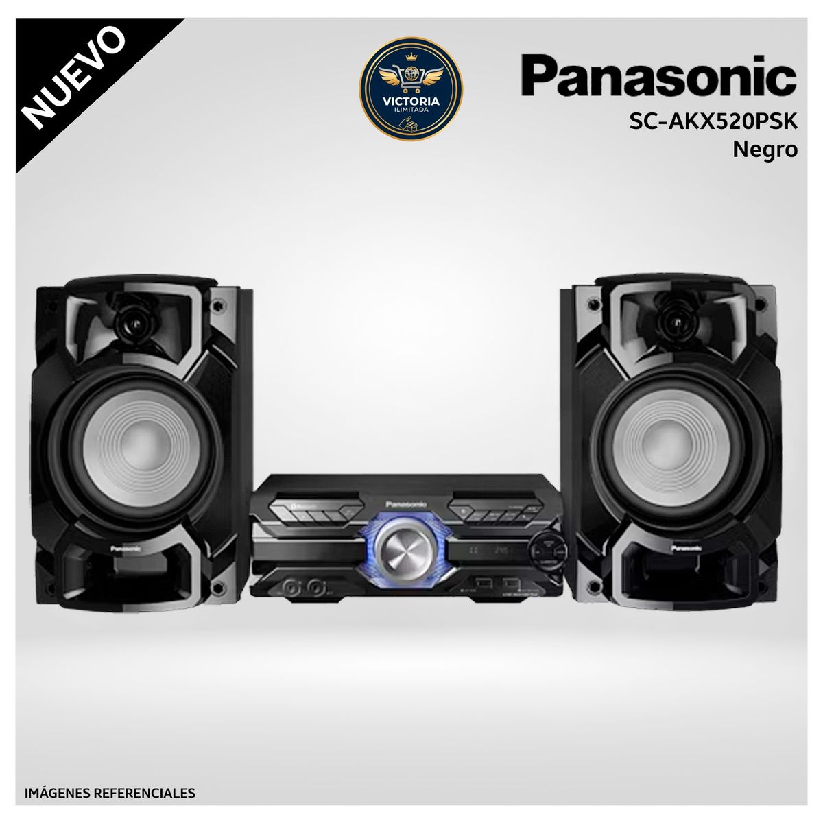 Minicomponente Panasonic SC-AKX520PSK 650W- Negro, marca Panasonic - Foto 2