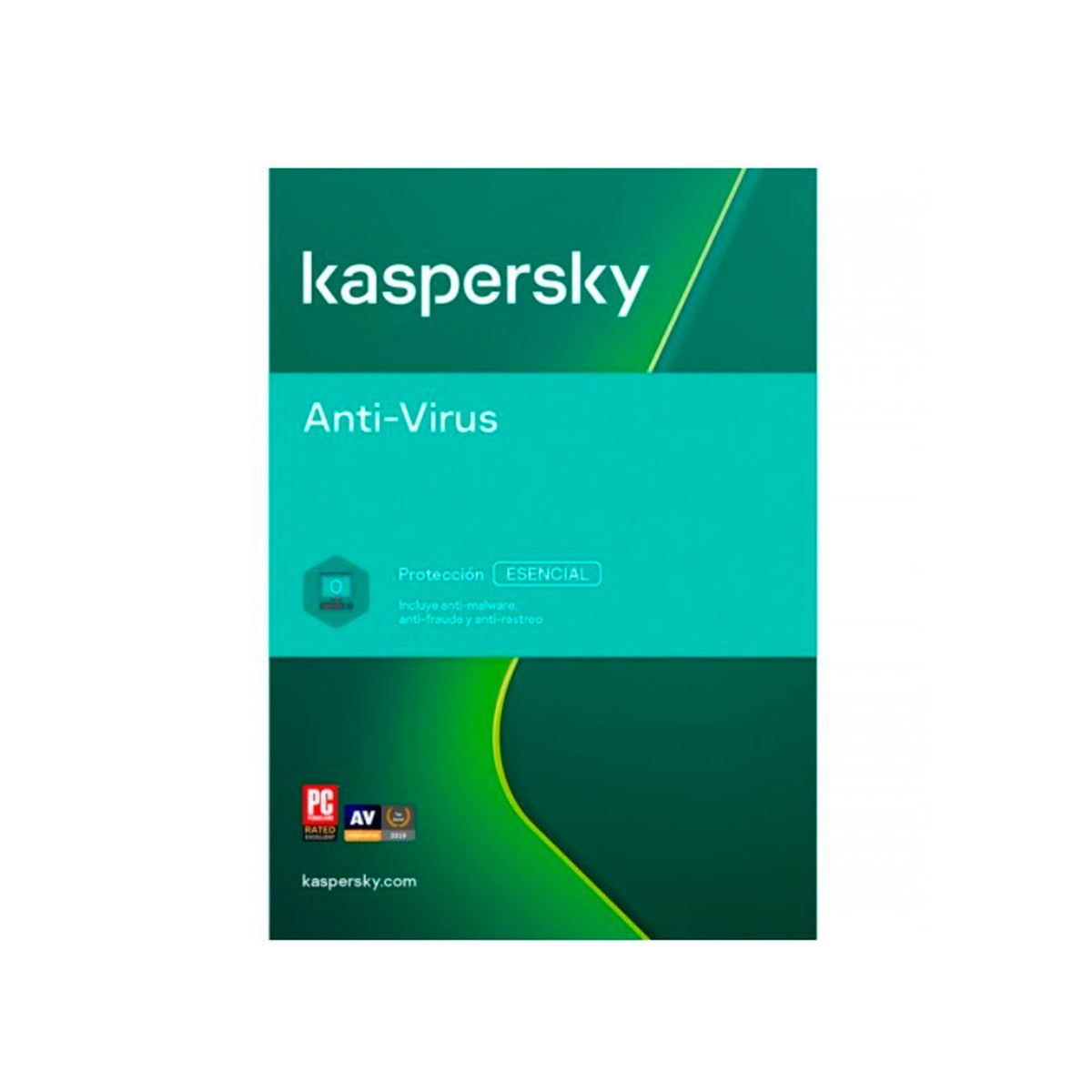 KASPERSKY - ANTIVIRUS KASPERSKY P-5 EQUIPOS 1 AÑO P-N 083832305710