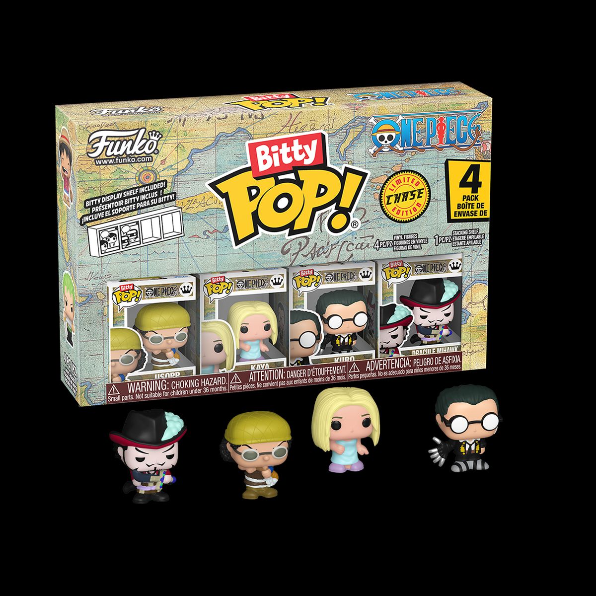 FUNKO - Funko Bitty Pop Anime One Piece - 4pack Usopp