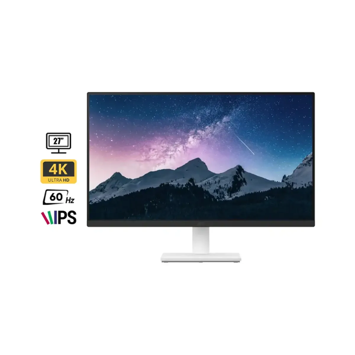 LG - Monitor LG Ultrafine 27US500-W 27 UHD 4K 3840x2160 IPS 60Hz 5ms, HDMIx2, DP, Audio-Out, Blanco