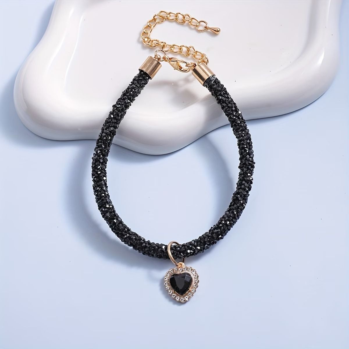GENERICO - COLLAR ELEGANTE PARA GATOS - NEGRO