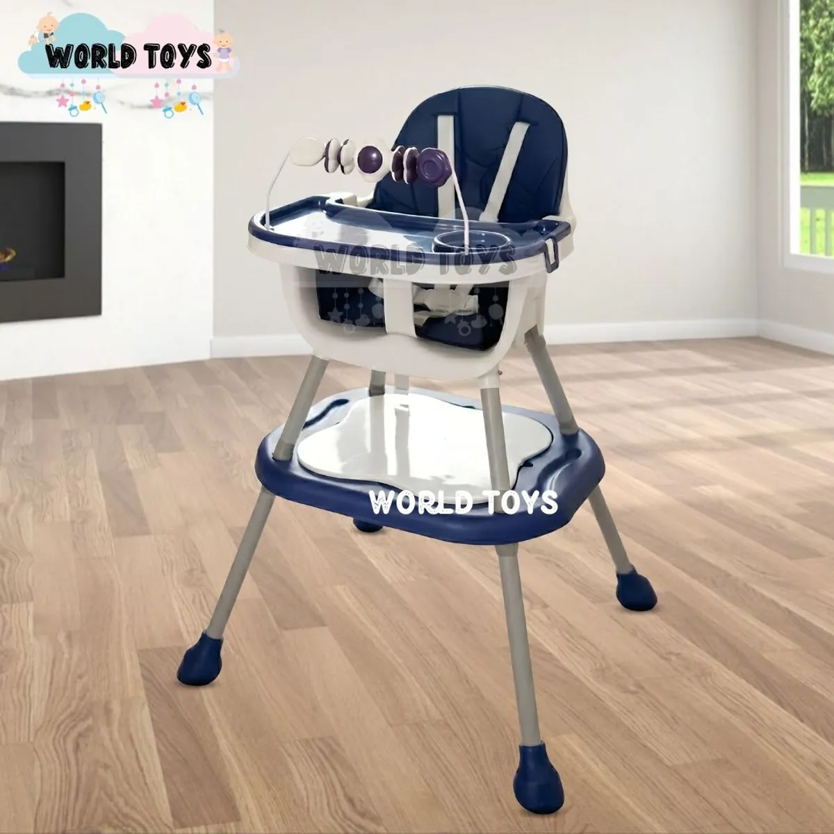 Baby - Silla de Comer Escritorio «GUMI» Edición Limitada Blue