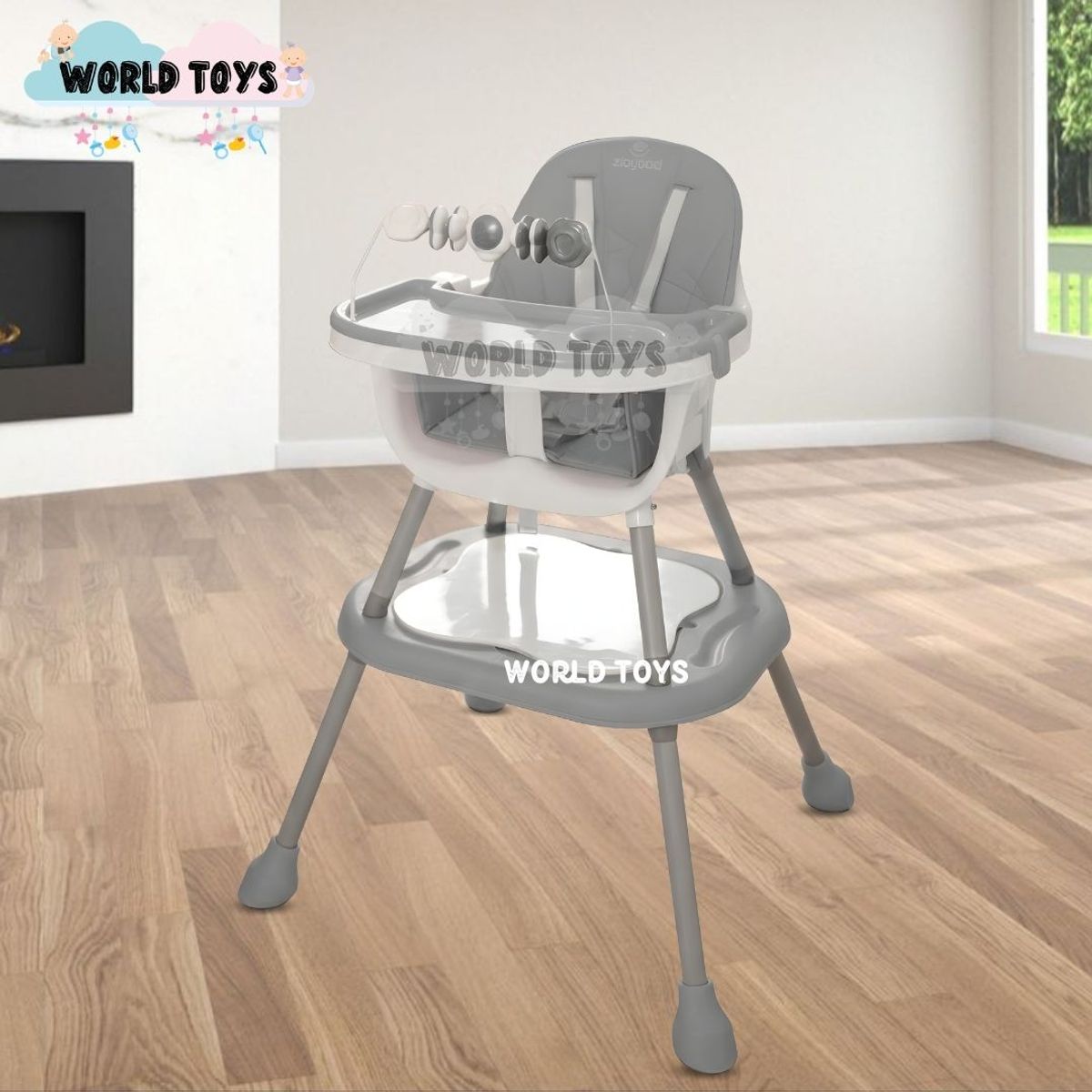 Baby - Silla de Comer Escritorio «GUMI» Edición Limitada Gray