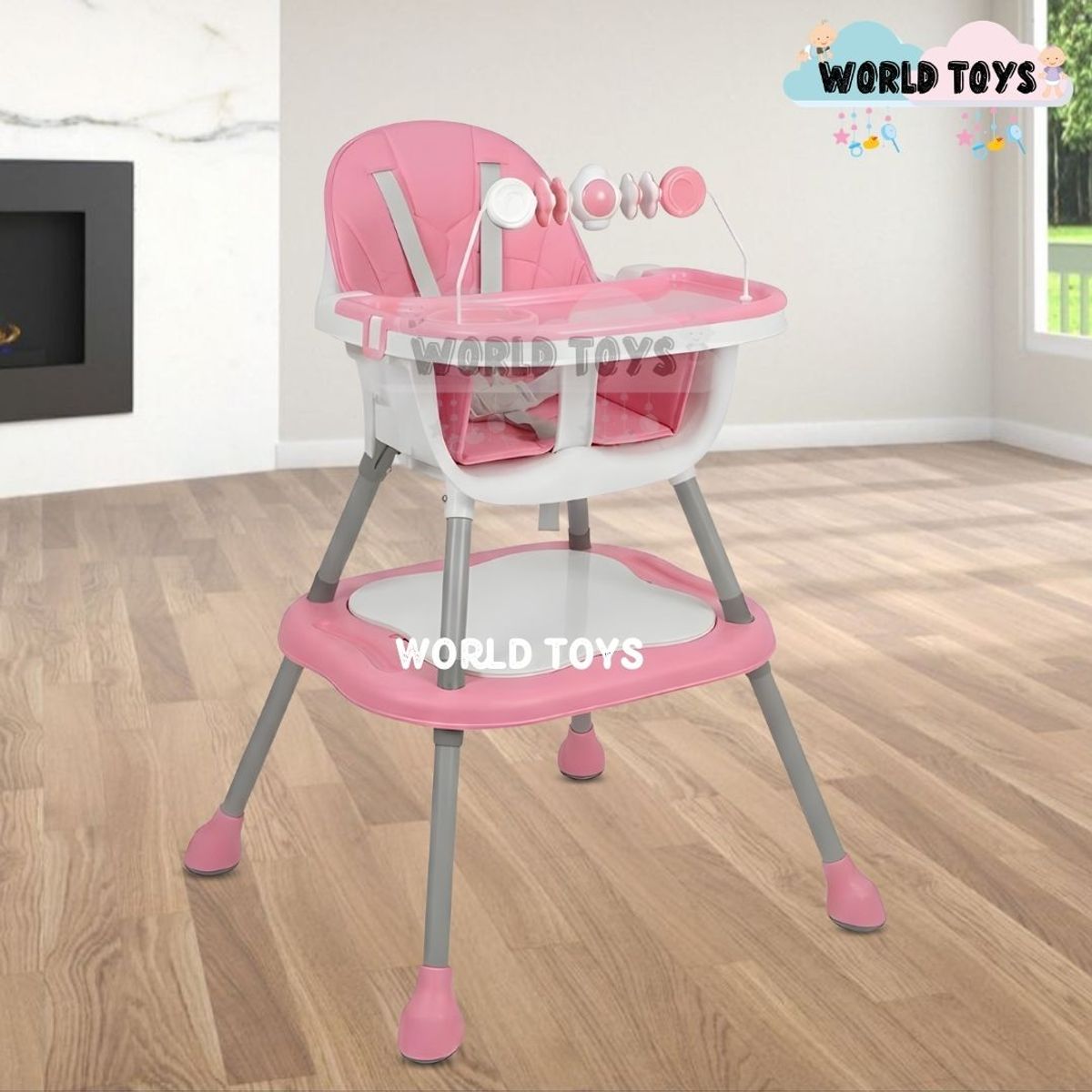 Baby - Silla de Comer Escritorio «GUMI» Edición Limitada Pink