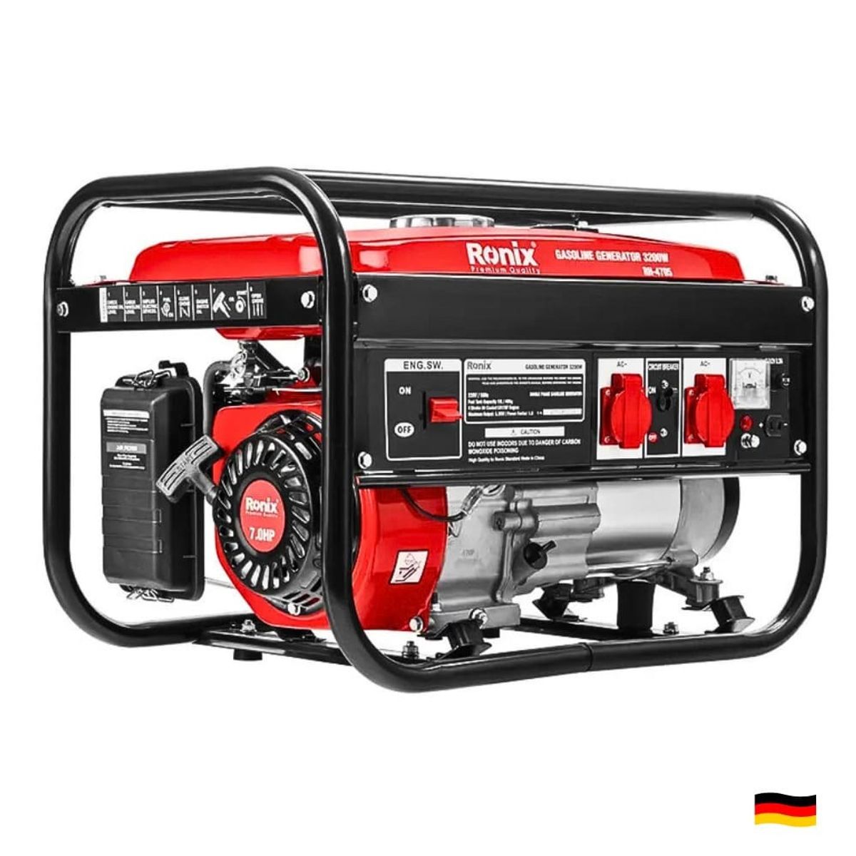 RONIX - Generador 3200W a Gasolina 4 Tiempos RONIX RH-4705