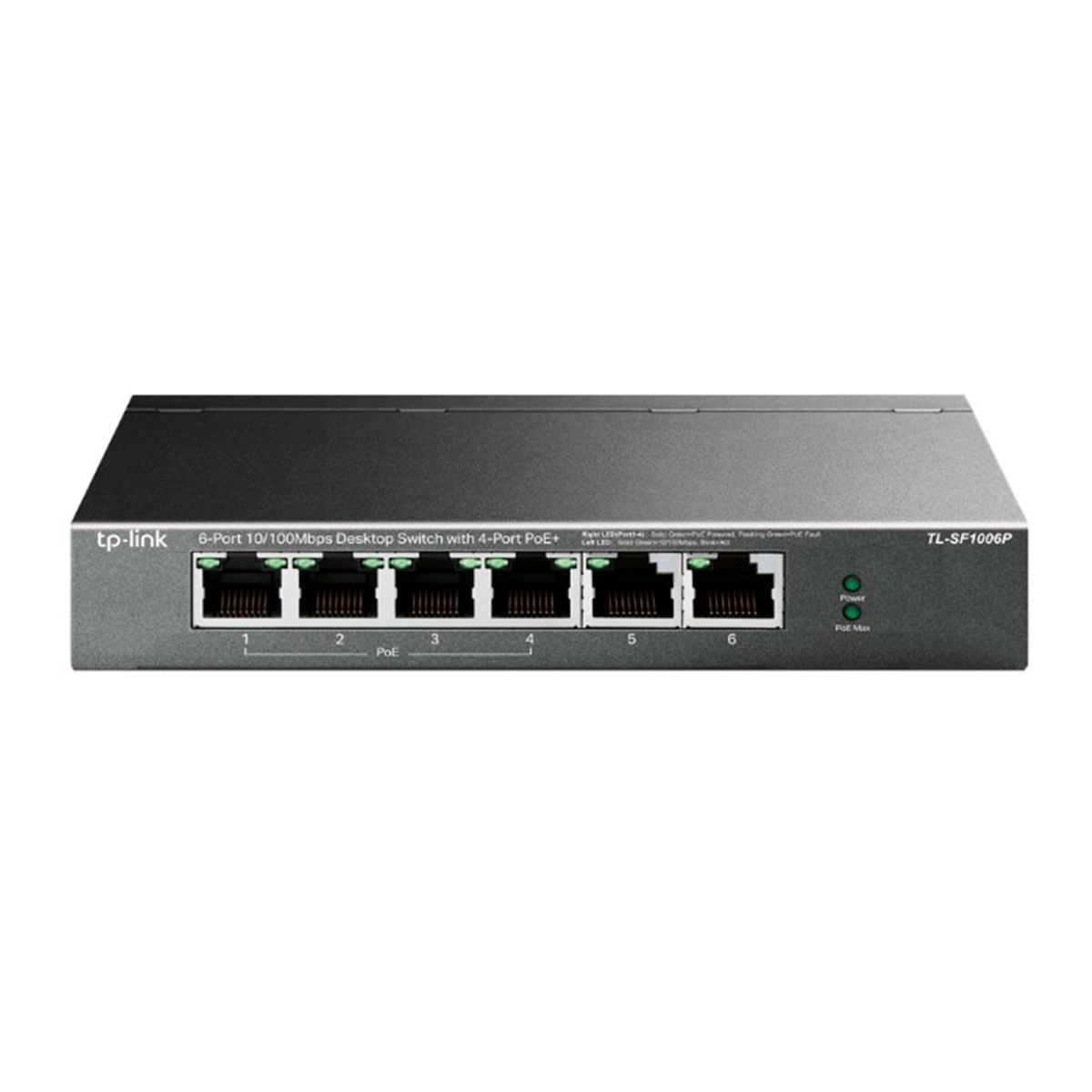 TP LINK - SWITCH TP-LINK TL- SF1006P V3 6 PUERTOS 4 POE P-N1760500166