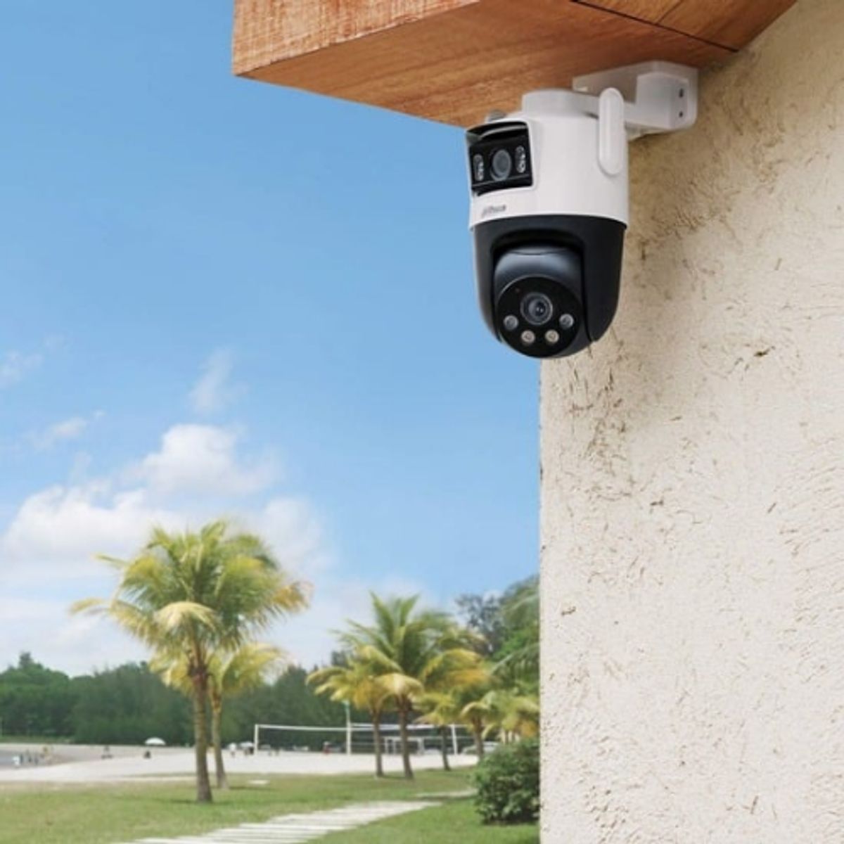 P3D-3F-PV Picoo Dual Cámara de Seguridad WiFi 360° 2K Doble Lente 3MP + 3MP, marca DAHUA - Foto Principal