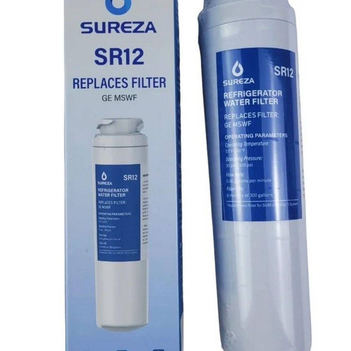 GENERICO - Filtro de Agua Refrigeradora Mabe General Electric Mswf
