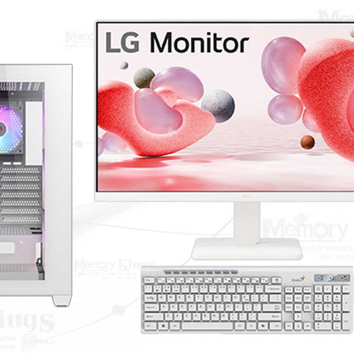 AMD - Computadora Enovu AMD Ryzen 3 3200G 16GB 512GB SSD 24" Radeon Vega 8 Windows 11 Pro