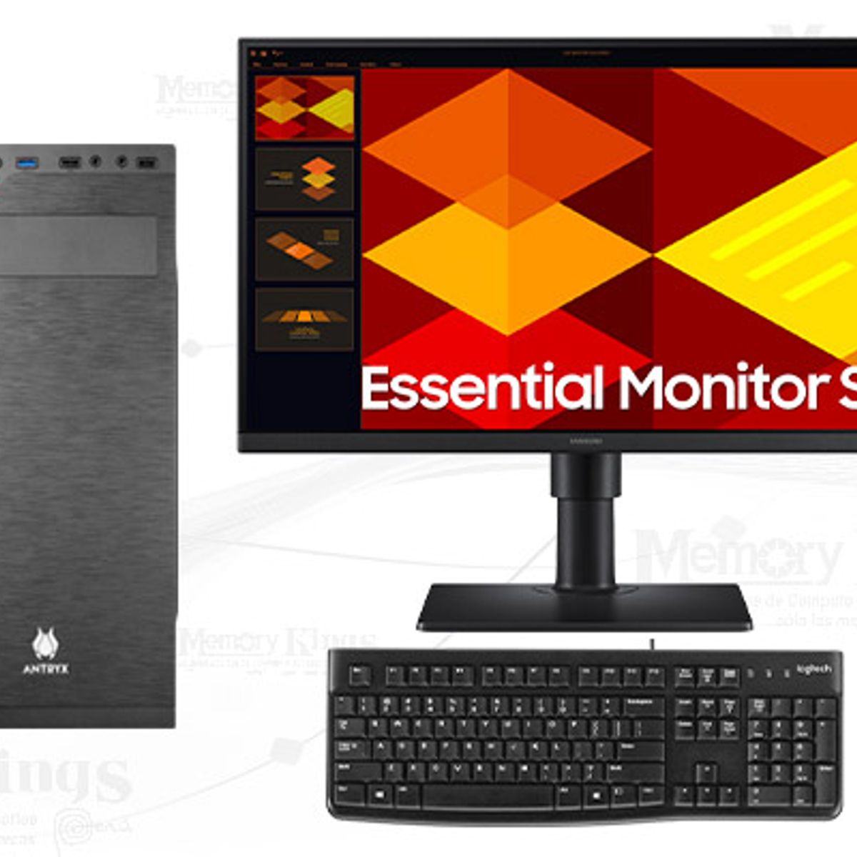 AMD - Computadora Enovu AMD Ryzen 3 3200G 16GB 512GB SSD 22" Radeon Vega 8 Windows 11 Pro