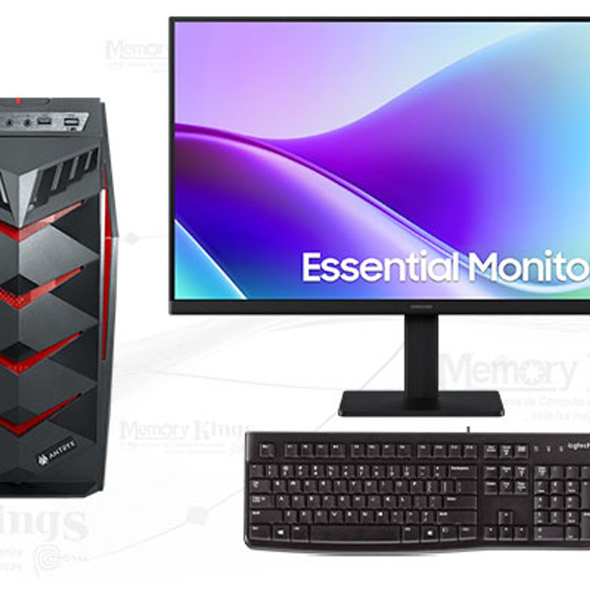 AMD - Computadora Enovu AMD Ryzen 5 3400G 16GB 512GB SSD 24" Radeon Vega 11 Windows 11 Pro