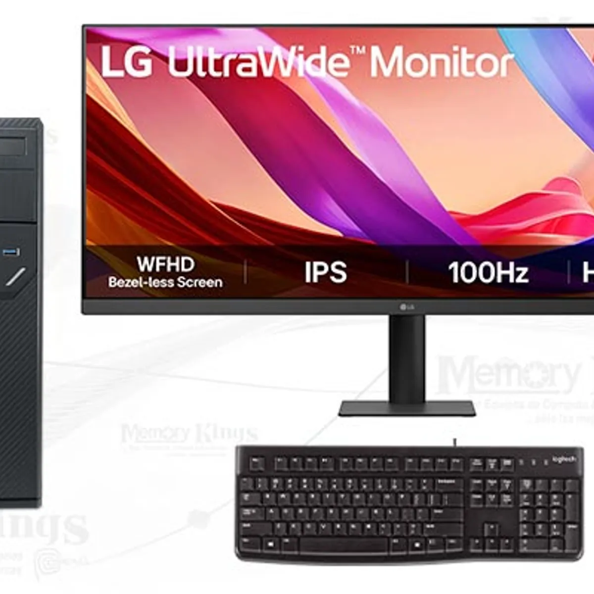 AMD - Computadora Enovu AMD Ryzen 5 5600GT 16GB 512GB SSD 34" Radeon Graphics Windows 11 Pro