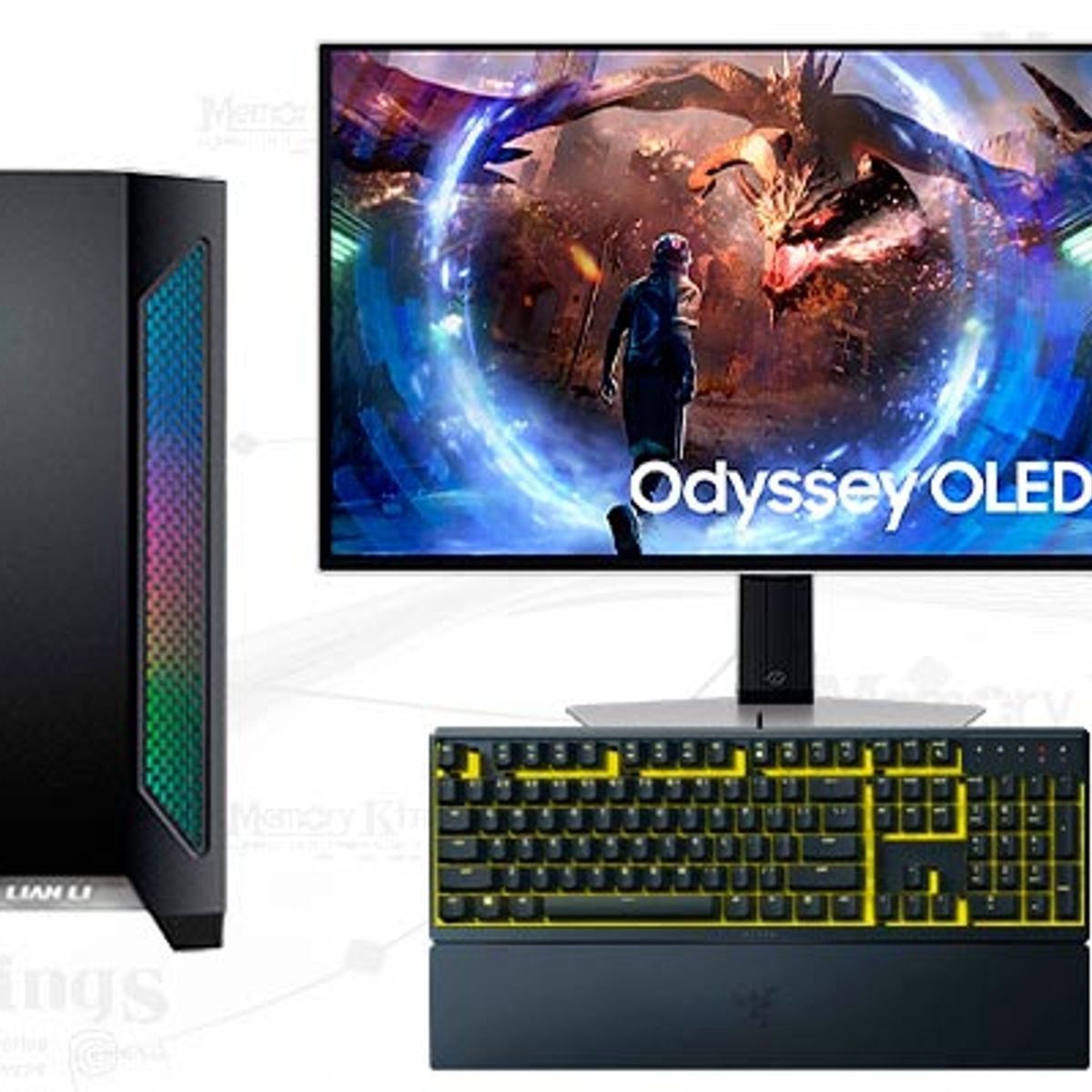 AMD - Computadora Enovu AMD Ryzen 9 9900X 32GB 2TB SSD 27" Radeon RX 9070 XT 16GB Windows 11 Pro