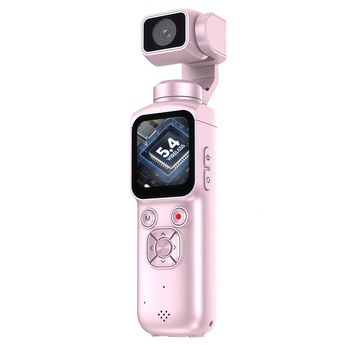 RENVMEXY - Cámara Deportiva 4K WiFi 64MP + Rotación 330° + 31 Filtros - Ideal para Vlogs