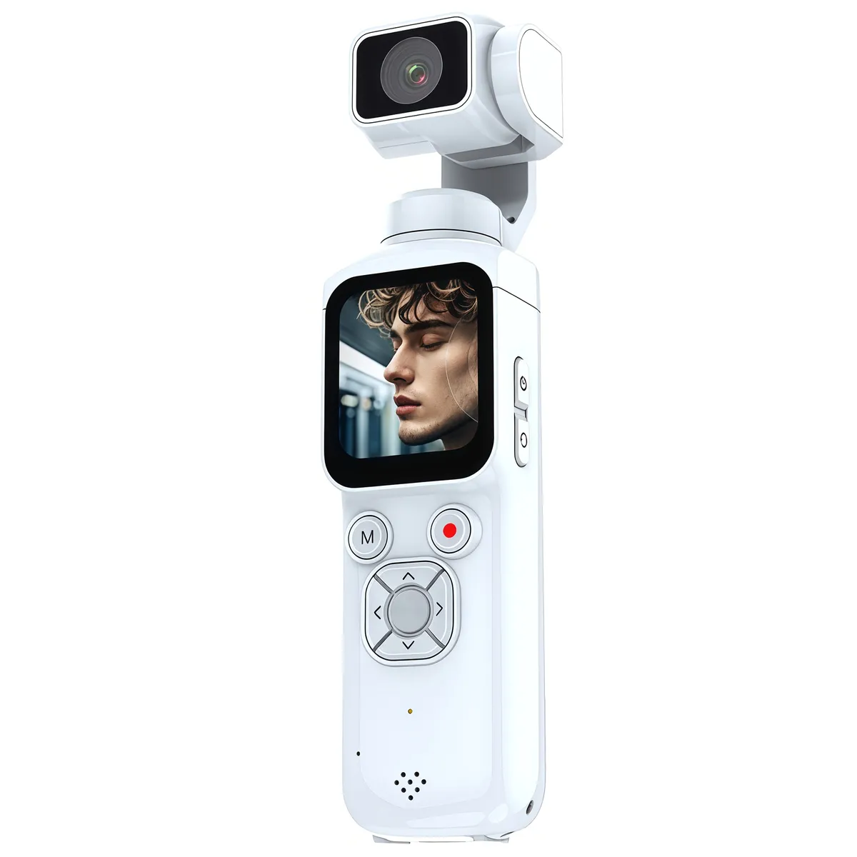 RENVMEXY - Cámara Deportiva 4K WiFi 64MP + Rotación 330° + 31 Filtros - Ideal para Vlogs