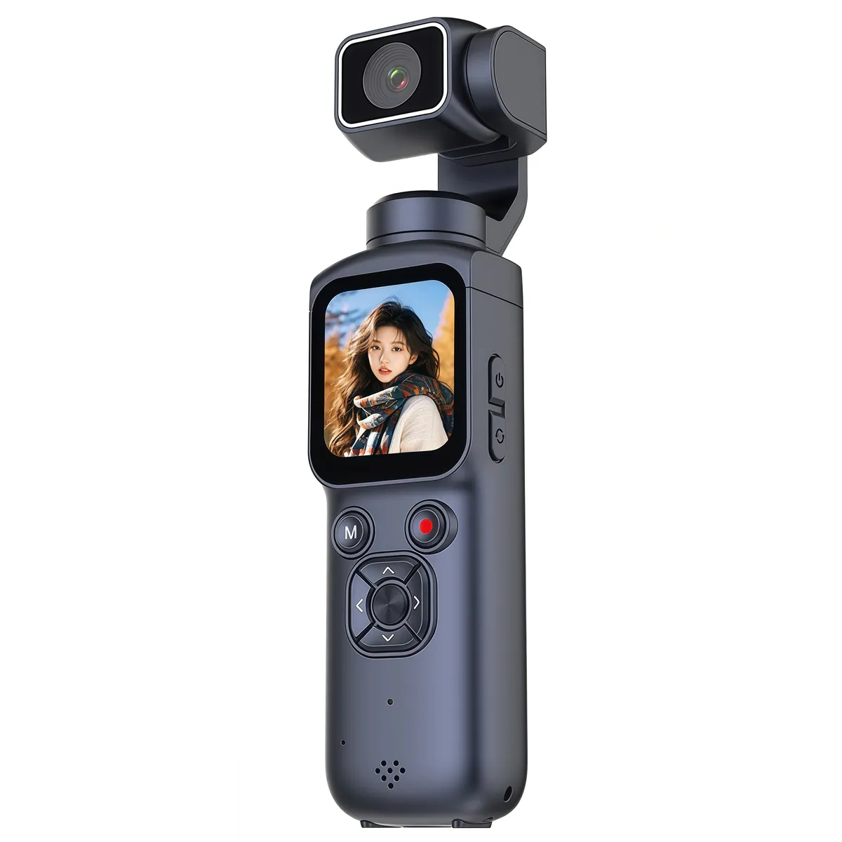 RENVMEXY - Cámara Deportiva 4K WiFi 64MP + Rotación 330° + 31 Filtros - Ideal para Vlogs