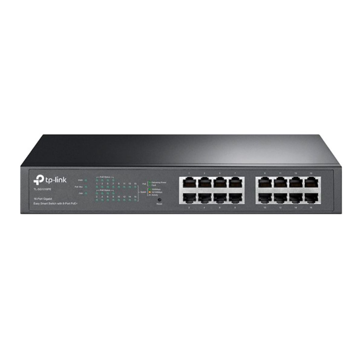 TP LINK - SWITCH TP-LINK TL SG1016PE V3.2 GIGABIT 16 PUERTOS P-N TL-SG1016PE V3.2
