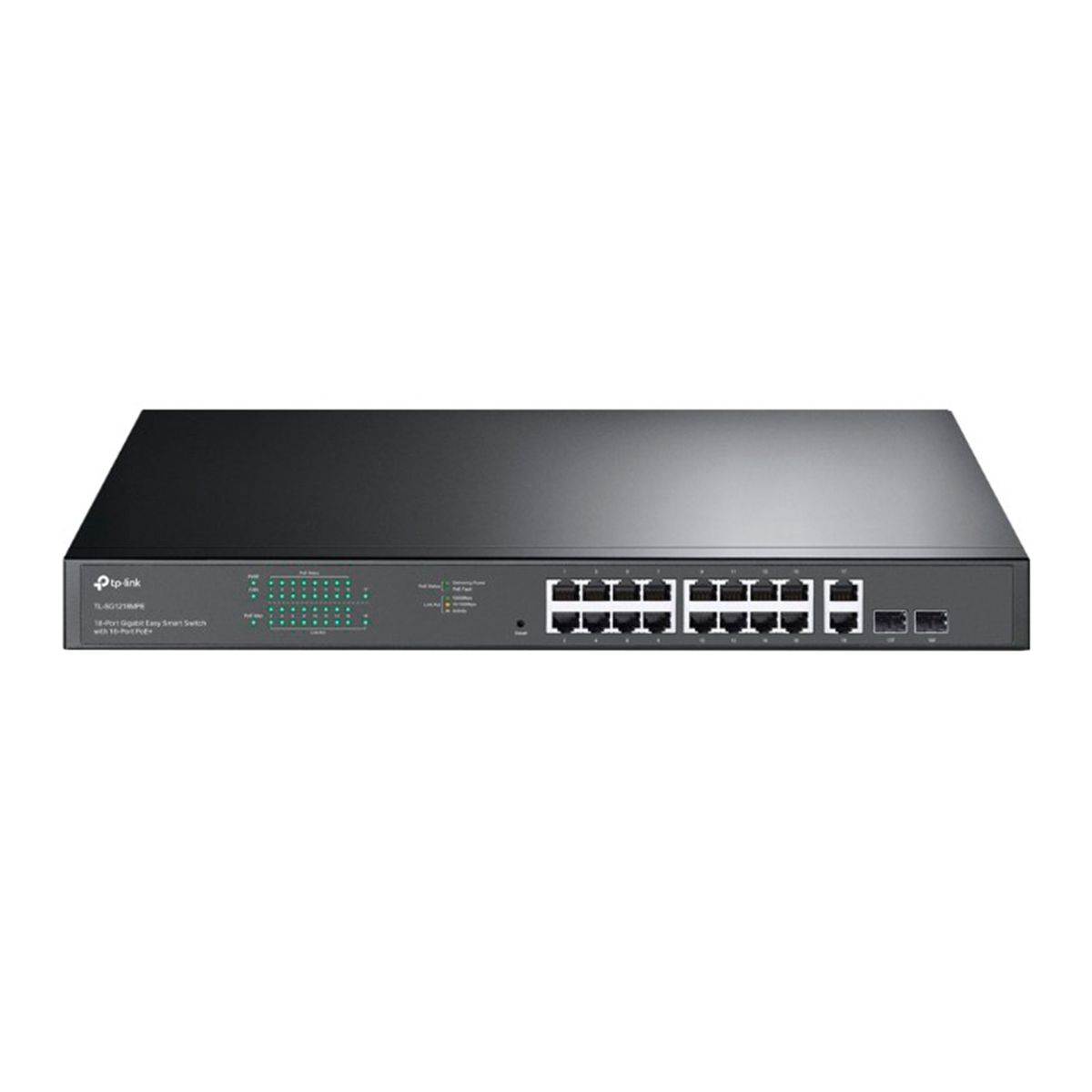 TP LINK - SWITCH ADMINISTRABLE TP-LINK 16 POE 2PT SFP P-N TL-SG1218MPE V4.0