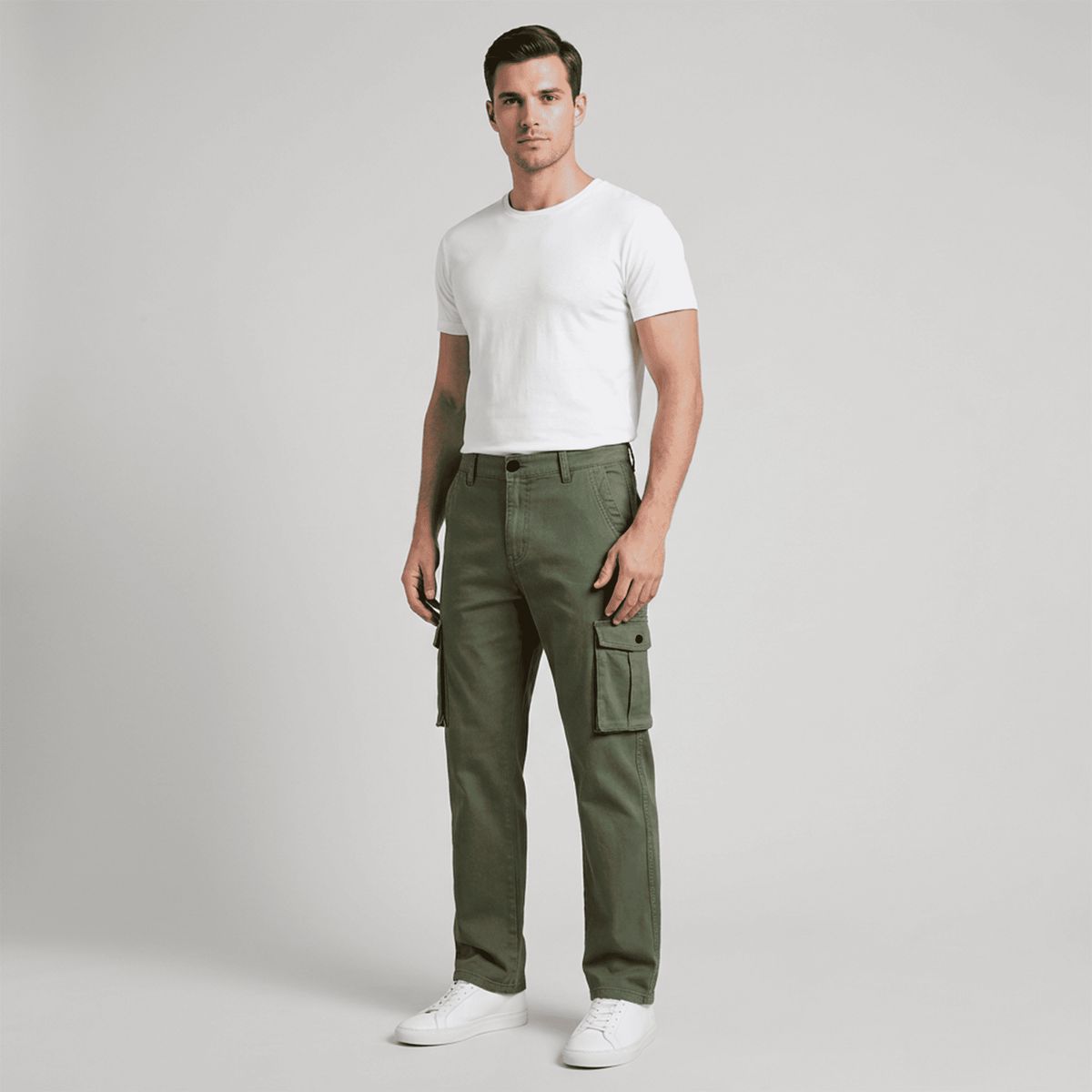 ELEMENT SPECIAL EDITION - Pantalón Cargo Hombre Stretch Premium  Pantalón Cargo Urbano Moderno con Bolsillos Funcionales