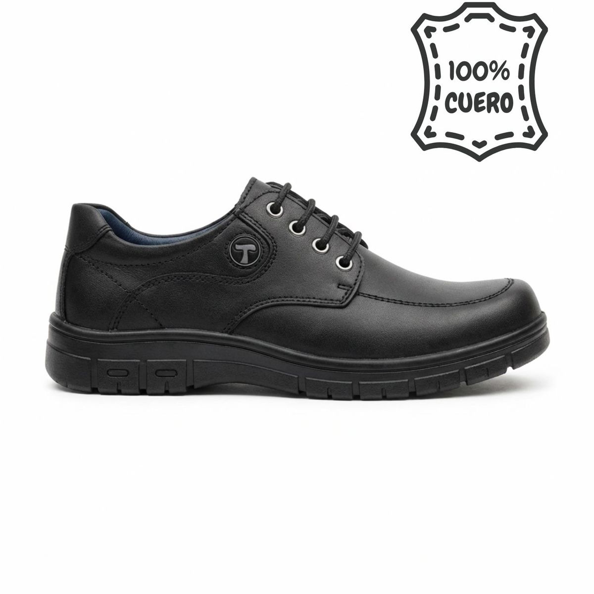 TIERNITOS - Zapato escolar de Niño Cuero