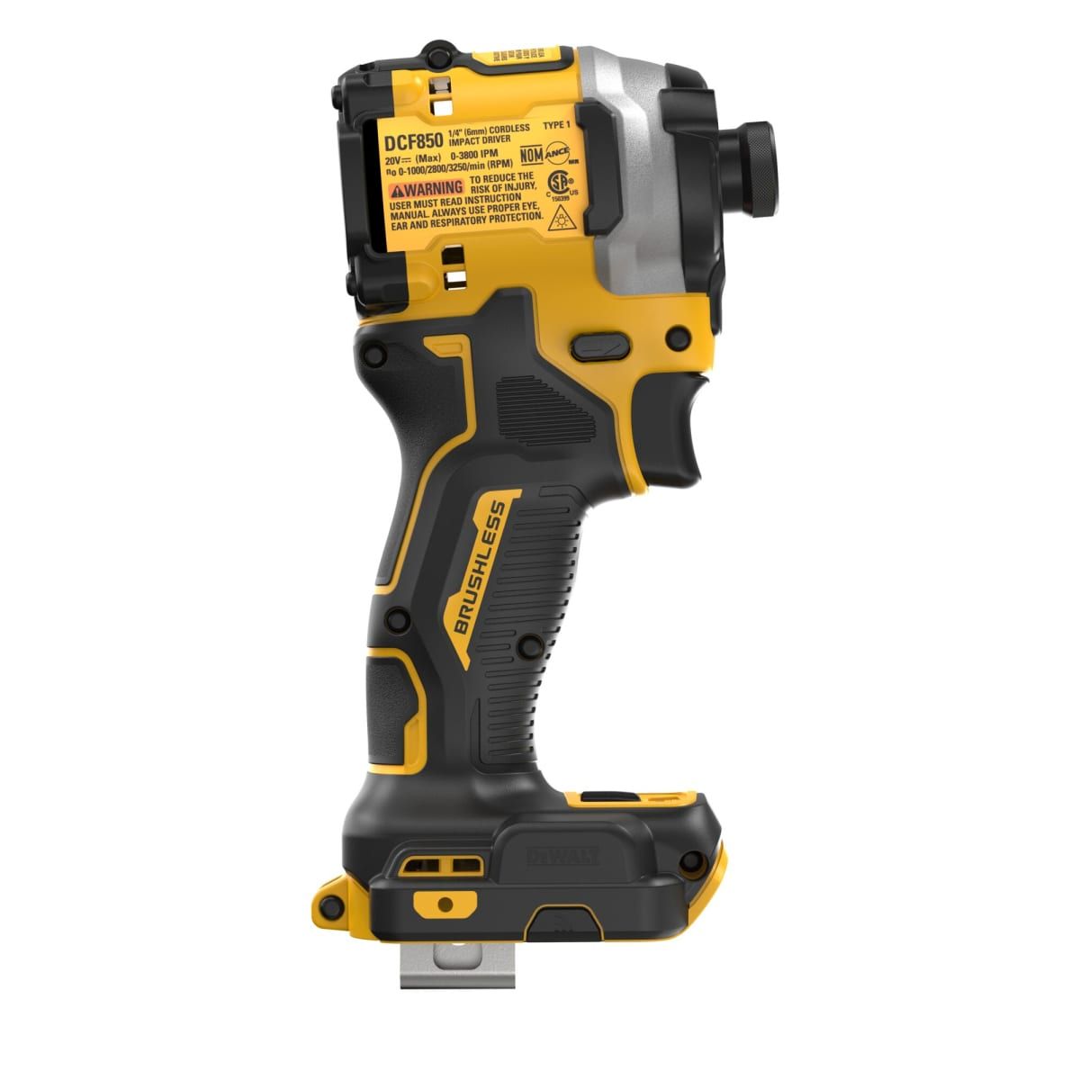 DEWALT - Atornillador de Impacto Dewalt DCF850B 20V Max Brushless - Solo Herramienta