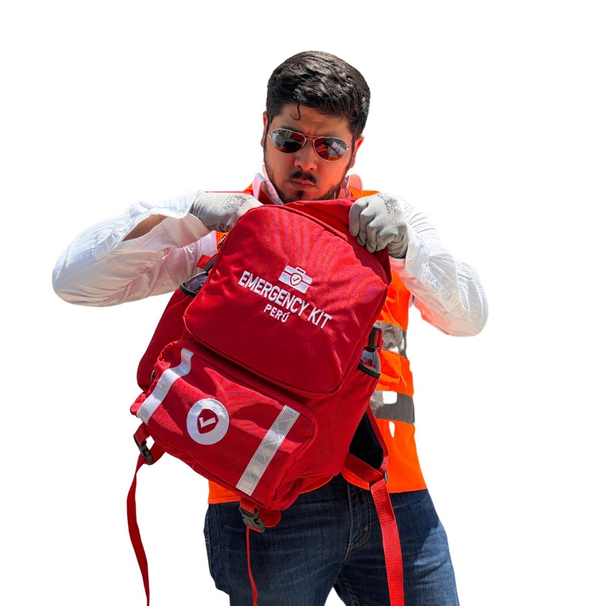 EMERGENCY KIT PERU - Mochila de Emergencia Equipada School Full (Hasta 30 Alumnos)