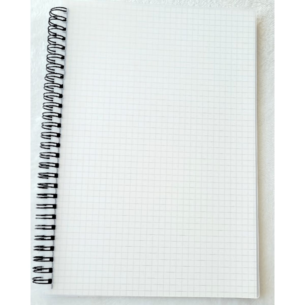 GENERICO - Cuaderno Anillado Transparente Eco Grid B5 – 58 Hojas