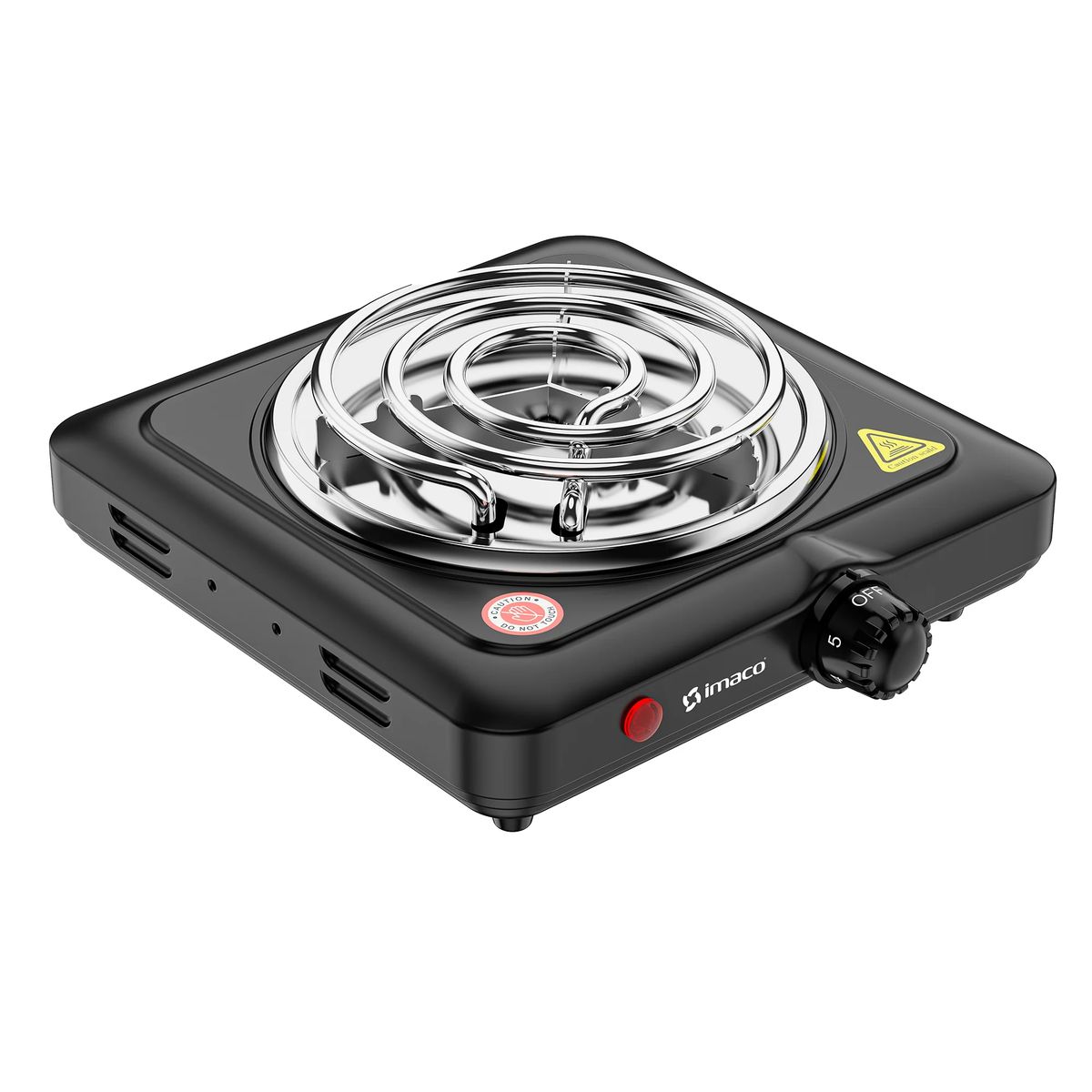 IMACO - Cocina Eléctrica de Mesa IMACO HP1000 de 1 Hornilla 1000W con Control de Temperatura