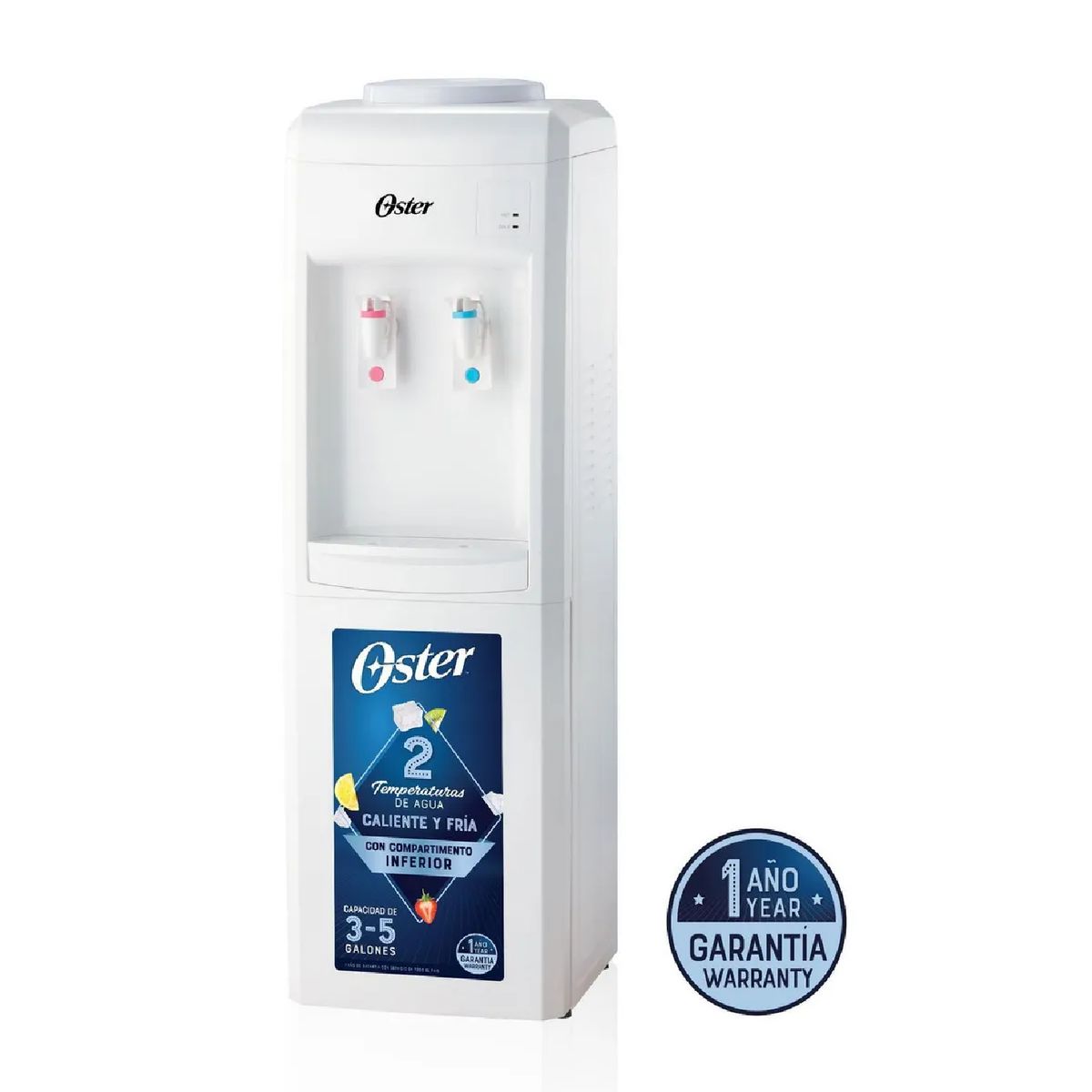 OSTER - Dispensador de Agua Oster 3 5 Galones OS-PWDA8001W - Blanco