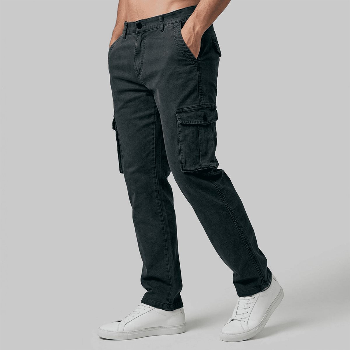 ELEMENT SPECIAL EDITION - Pantalón Cargo Hombre Stretch Premium  Pantalón Cargo Urbano Moderno con Bolsillos Funcionales