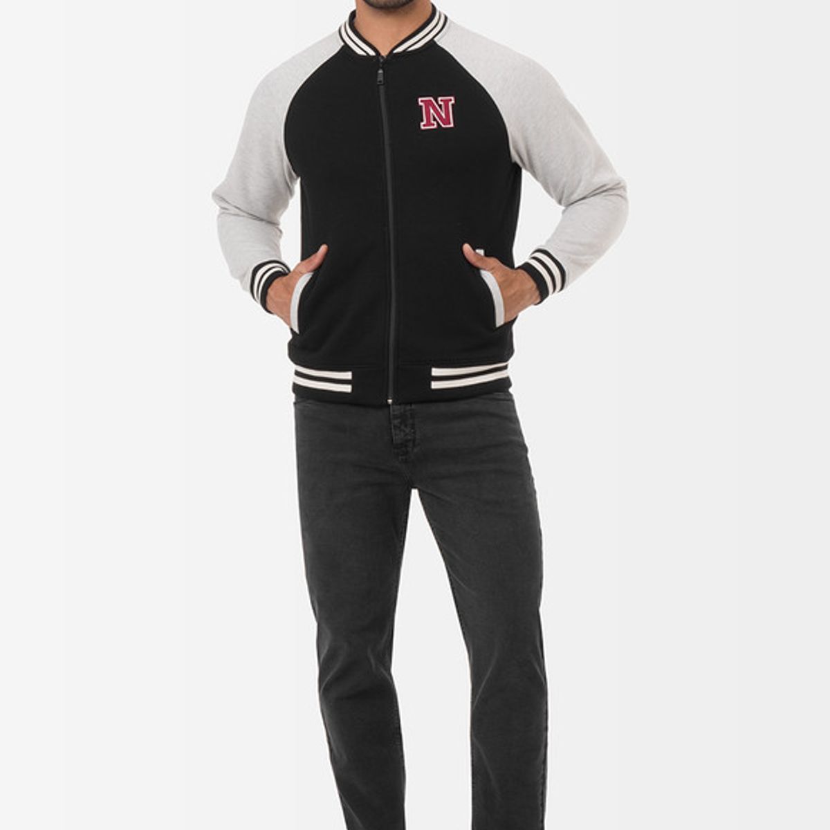 Norton - Poleras Zipper Franela Darwuin Hombre