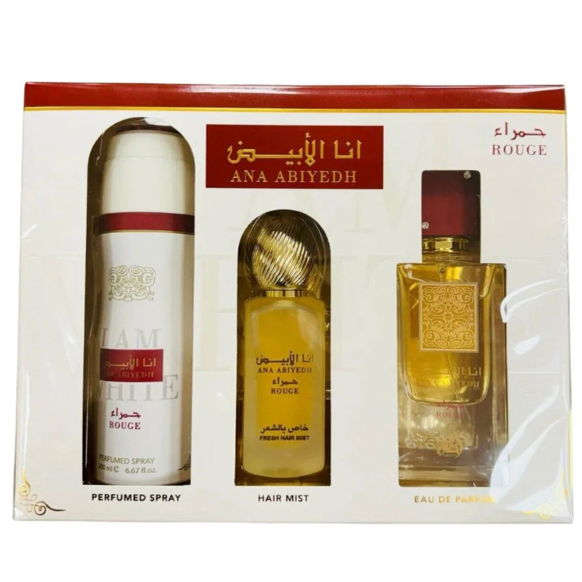LATTAFA - Ana Abiyedh Rouge Gift Set - Lattafa