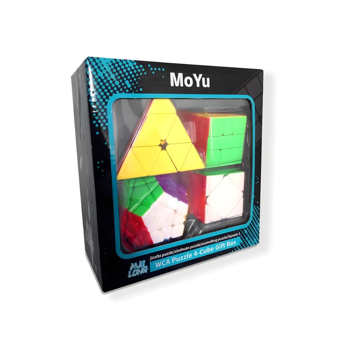 MOYU - Cubo Mágico Cubo Rubik Moyu - Set 4 cubos