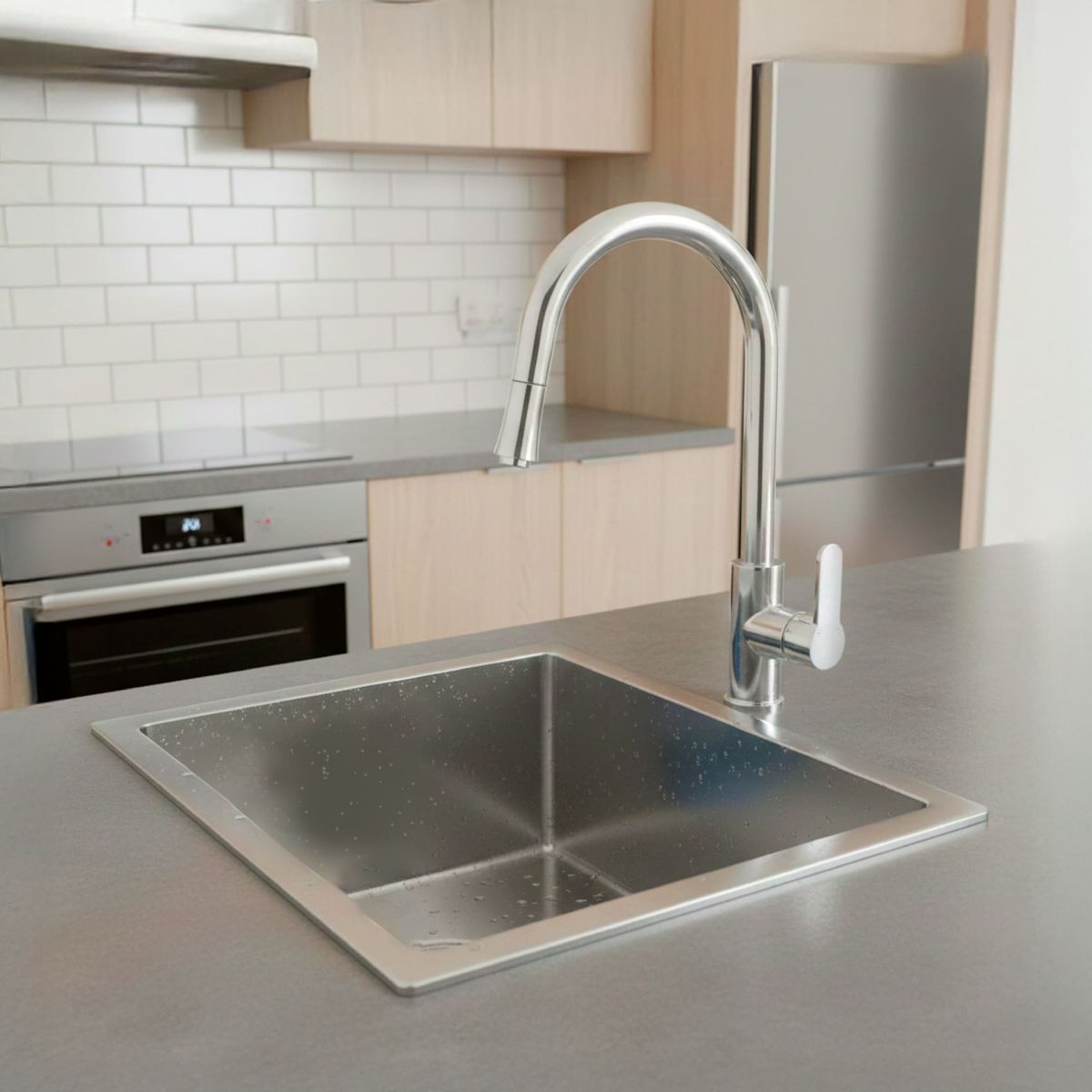 FRATELLI - Combo Griferia Mezcladora De Bronce + Lavadero 45X40  Fratelli