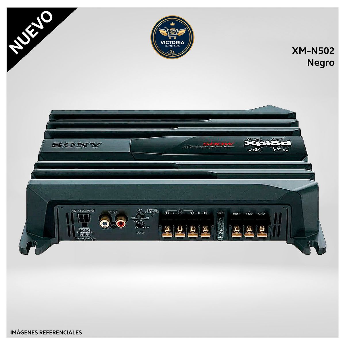 SONY - Sony Amplificador estéreo para auto de 2 canales XM-N502