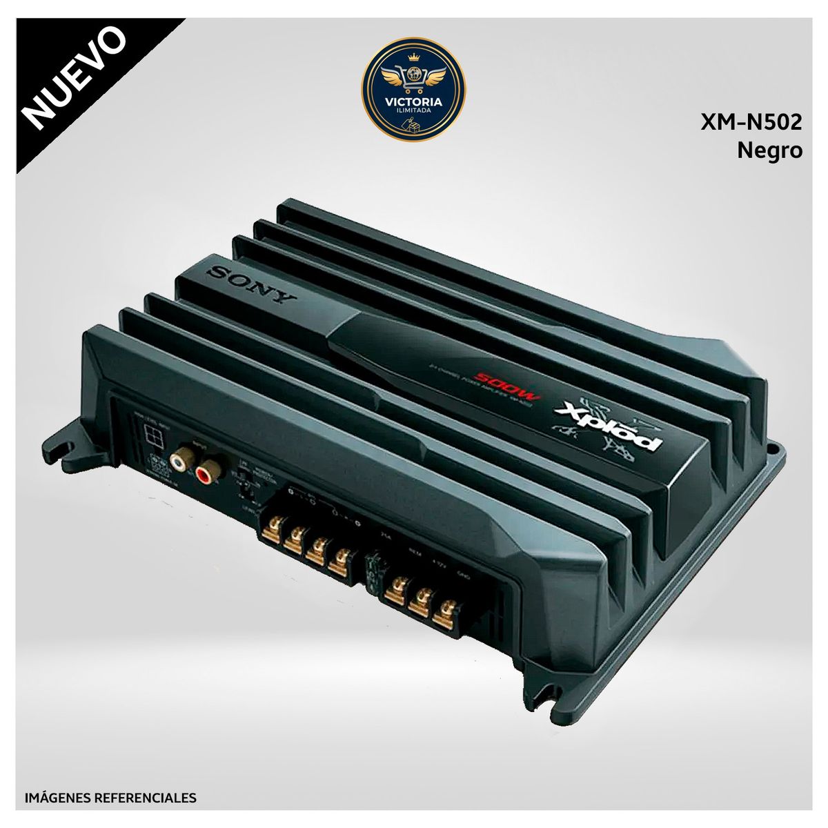 SONY - Sony Amplificador estéreo para auto de 2 canales XM-N502