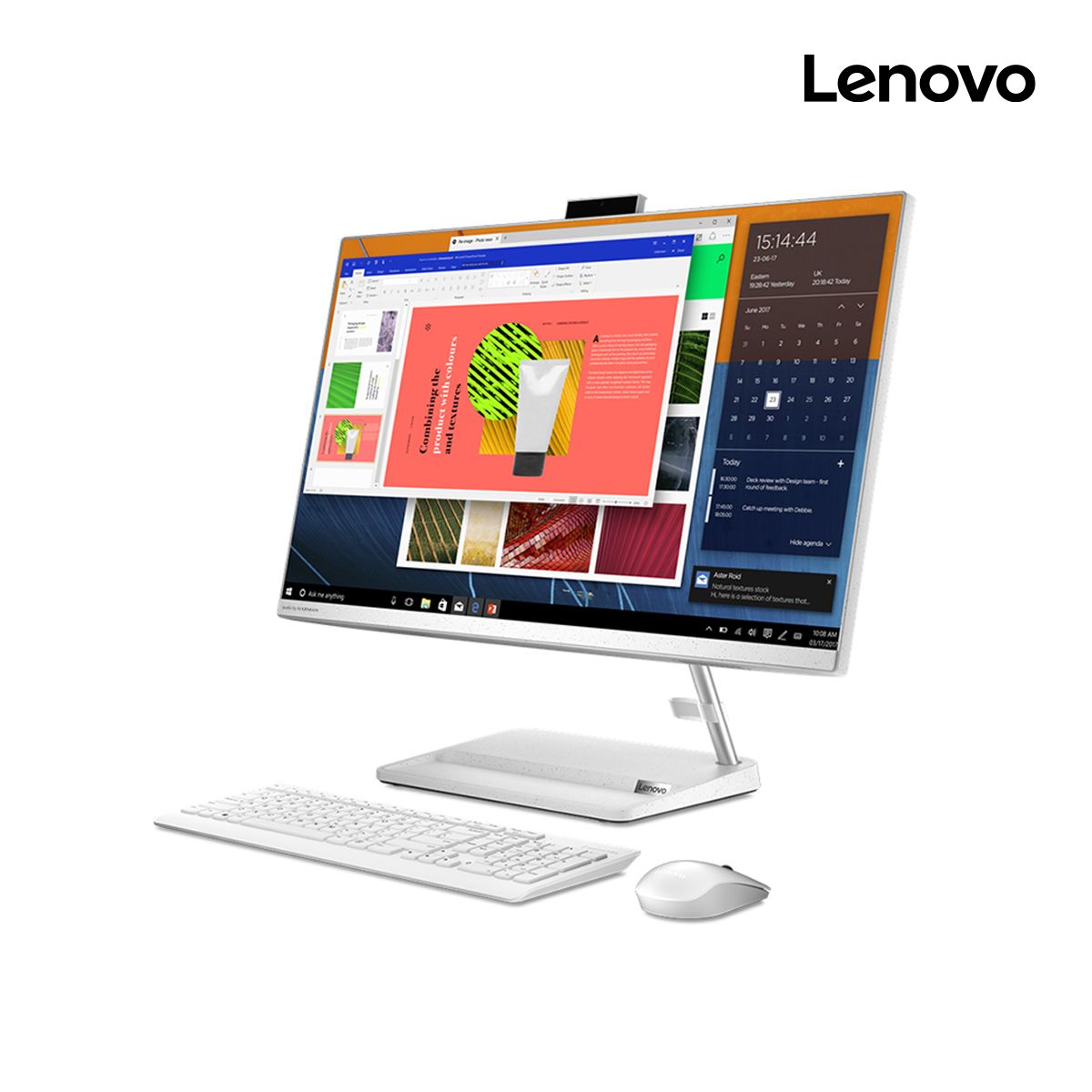 LENOVO - All In One Lenovo IdeaCentre 3 27ALC6, 27 FHD IPS, Ryzen 7 7730U, 16GB DDR4, 512GB SSD