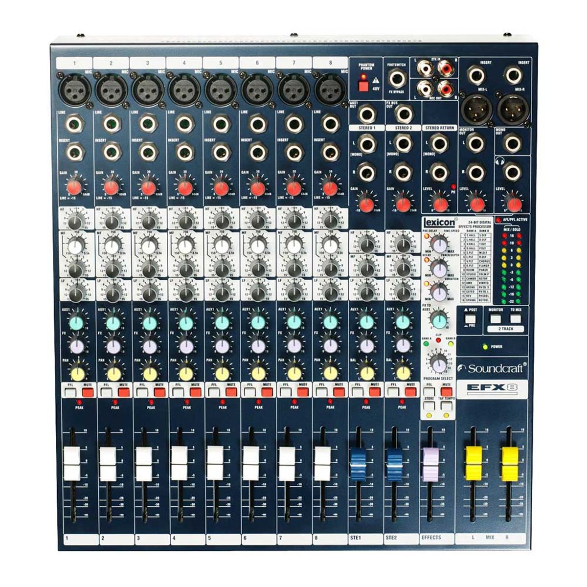 SOUNDCRAFT - Mezclador Soundcraft EFX8 de 8 Canales con Efectos